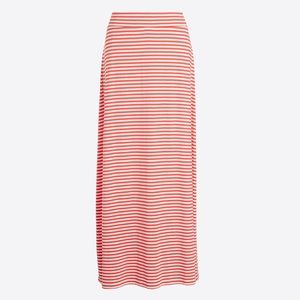 NWT J. Crew Striped Maxi Skirt